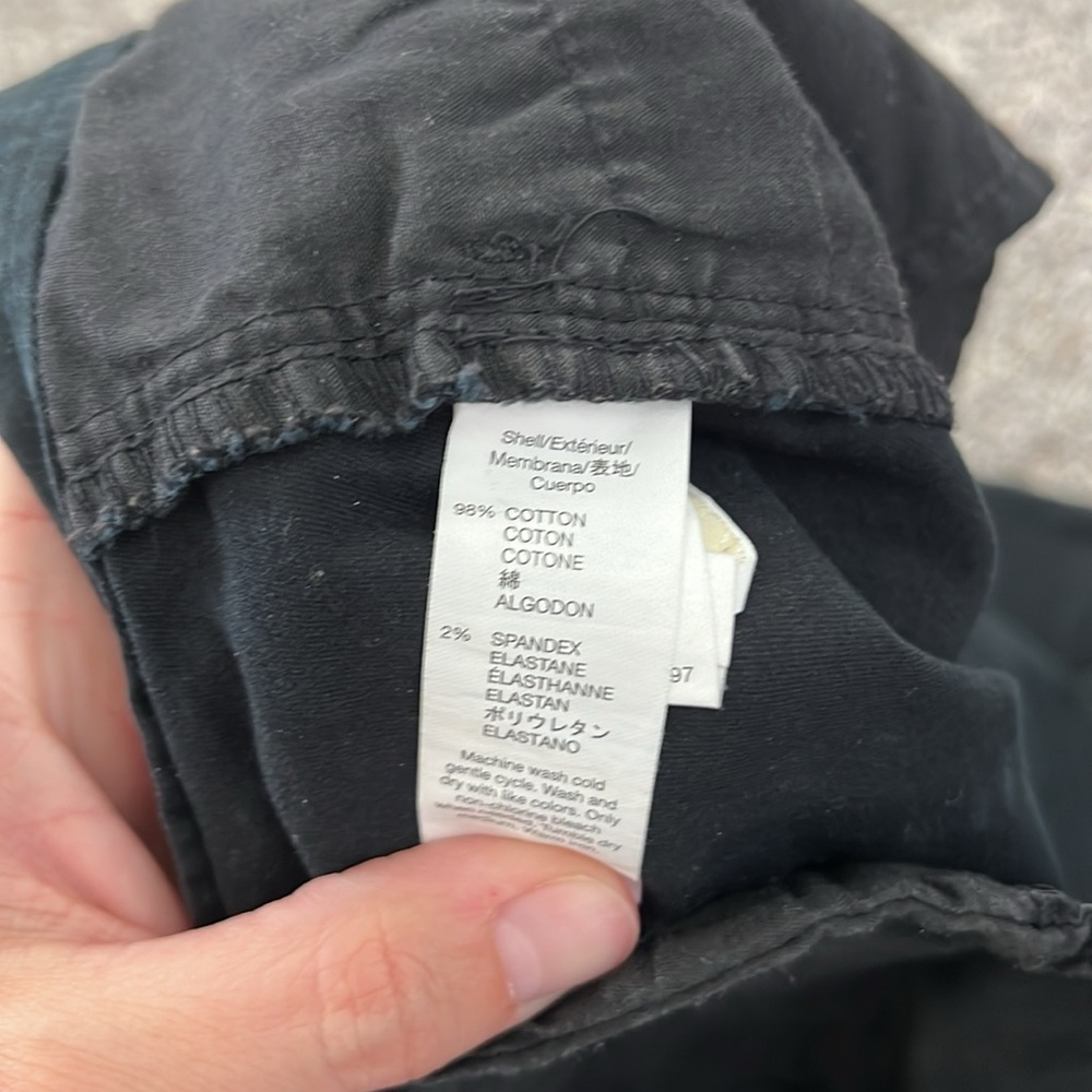 Gap Slim City Black Khaki Pants Size 2 - Picture 6 of 6